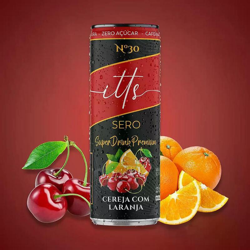 Itts sero super drink cereja com laranja 269ml - Bebida Energética